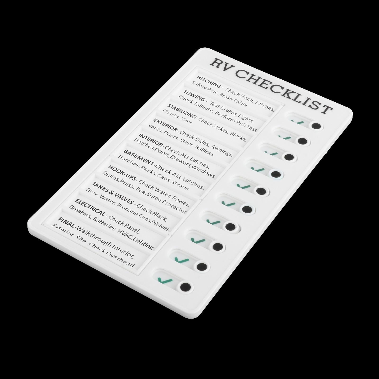 Memo Board Note Pad Chore Chart Daily Planner Reminding Time RV Checklist