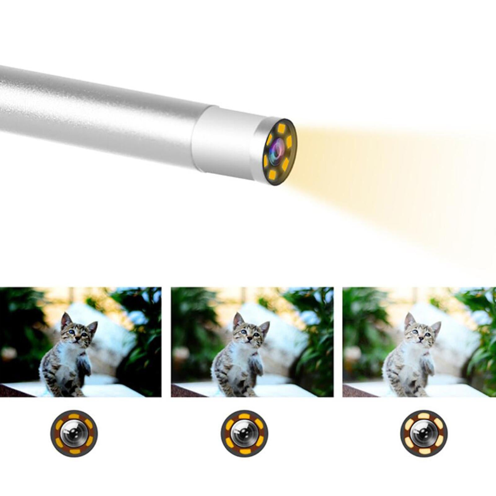 Ear Wax Removal w/Camera Endoscope Otoscope Earpick Ear Cleaning White