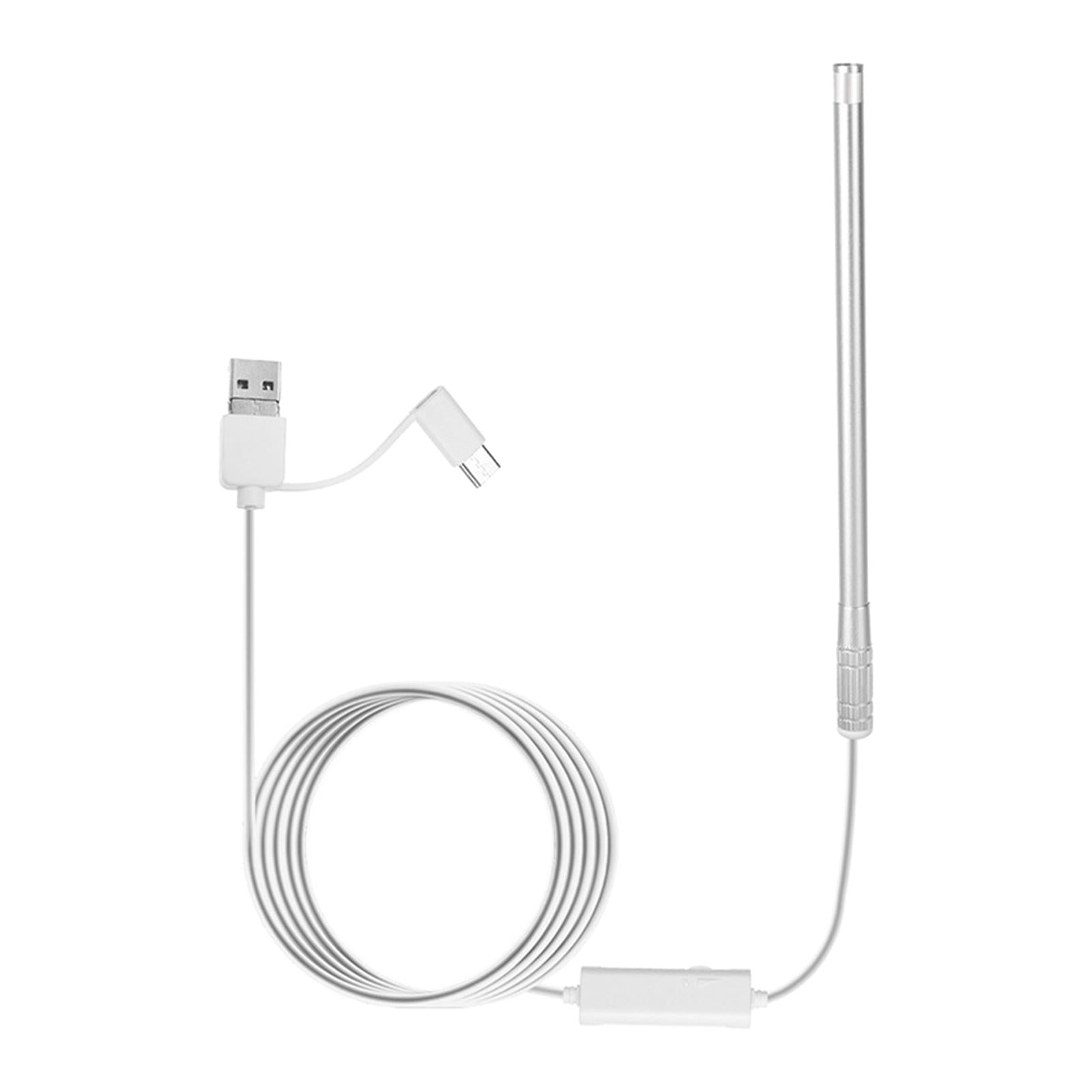 Ear Wax Removal w/Camera Endoscope Otoscope Earpick Ear Cleaning White