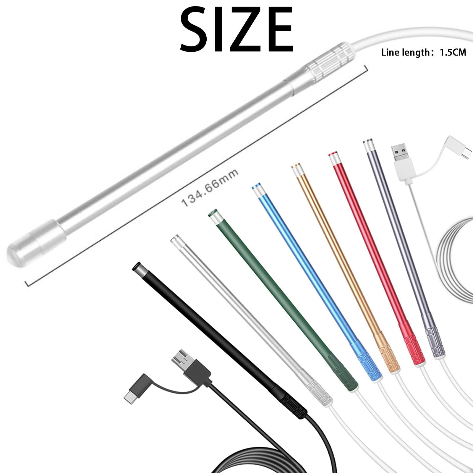 Ear Wax Removal w/Camera Endoscope Otoscope Earpick Ear Cleaning White