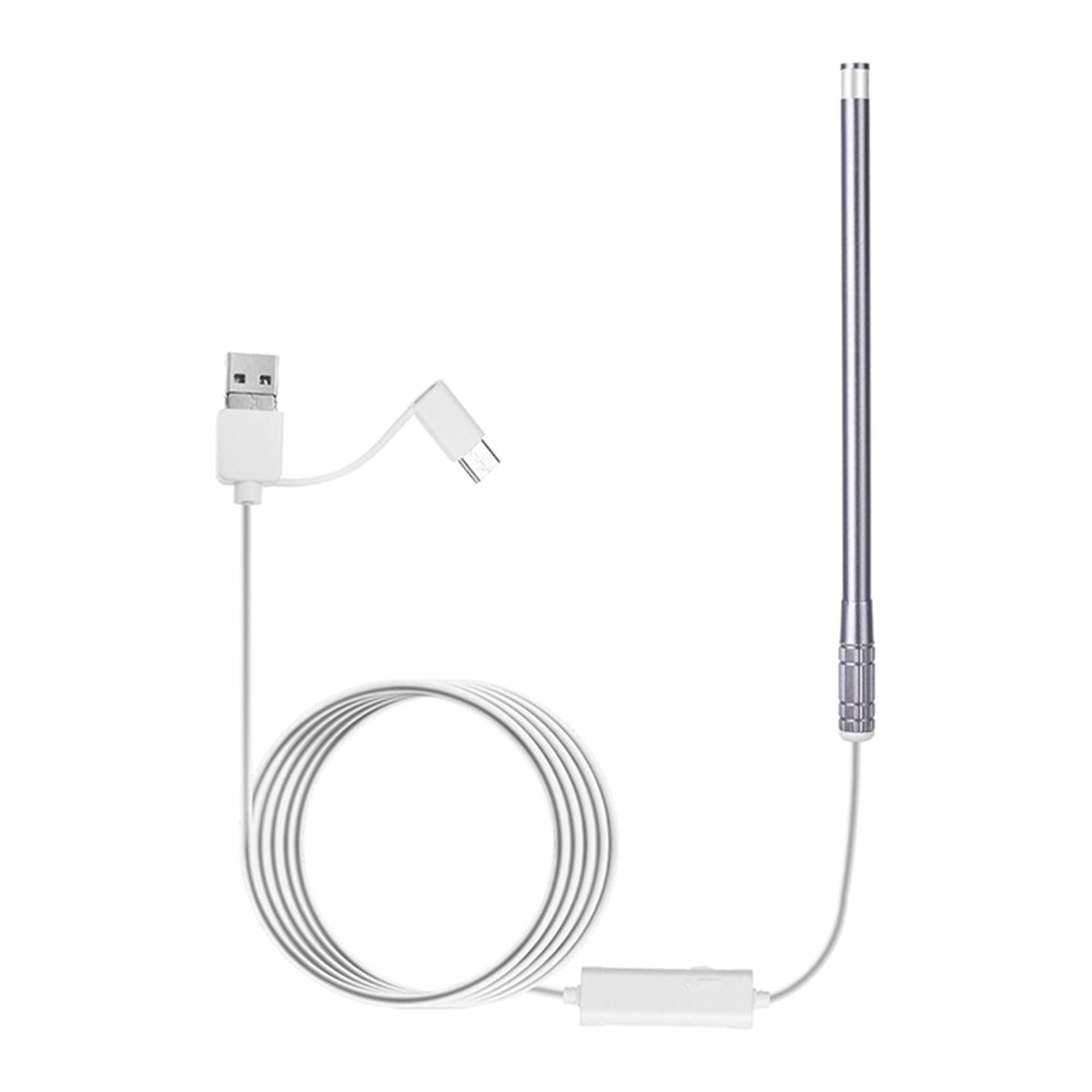 Ear Wax Removal w/Camera Endoscope Otoscope Earpick Ear Cleaning Gray