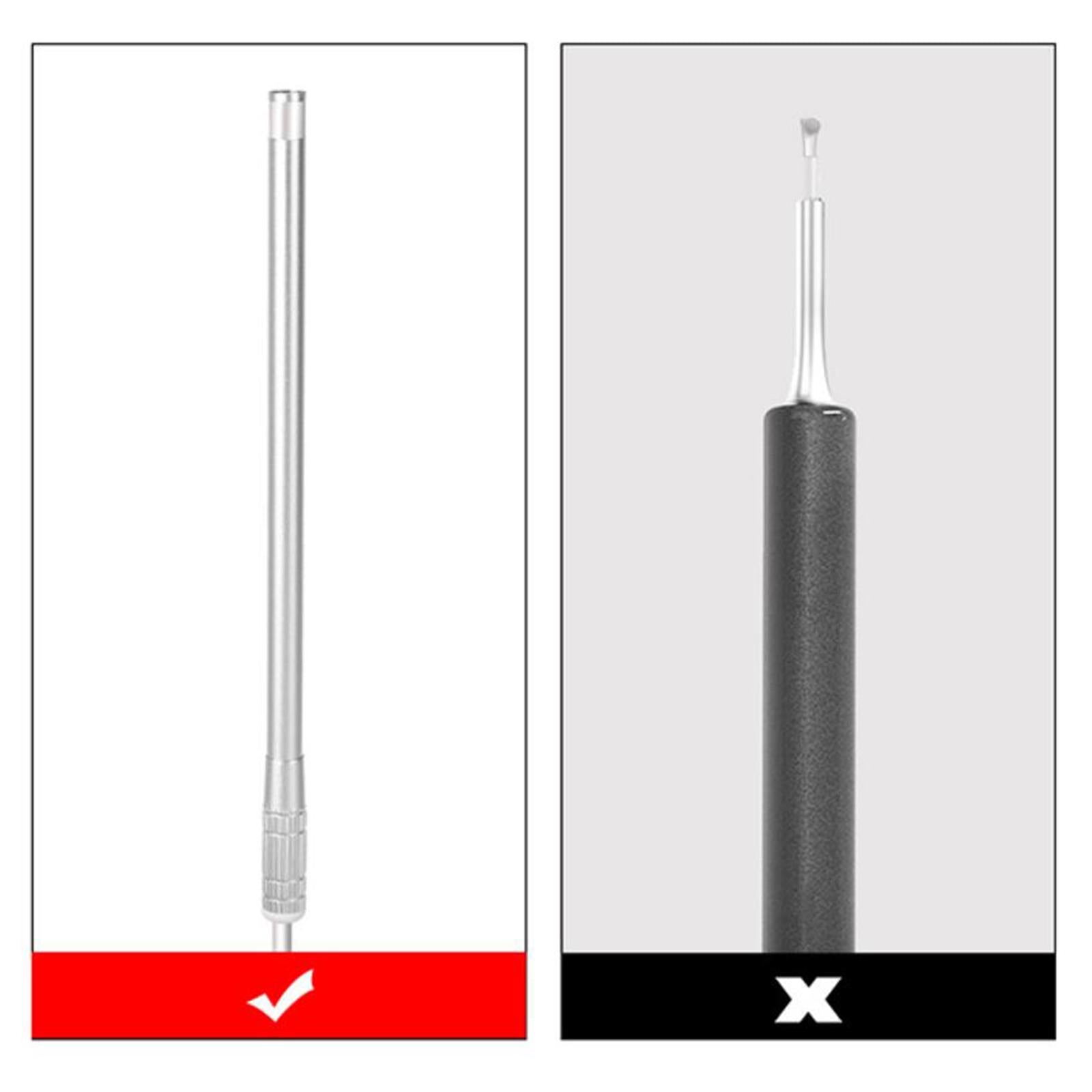 Ear Wax Removal w/Camera Endoscope Otoscope Earpick Ear Cleaning Gray