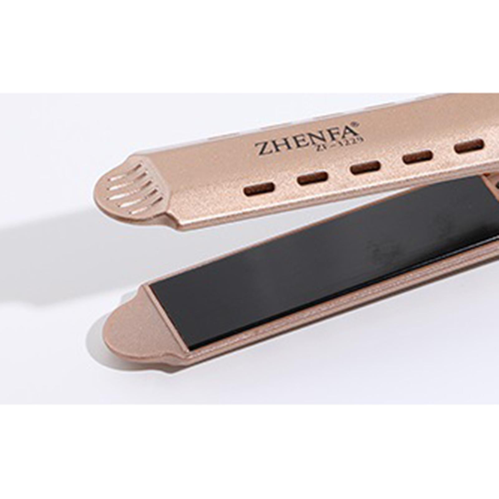 Hair Straightener Curler Curling Iron No Snagging Plug-UK Golden