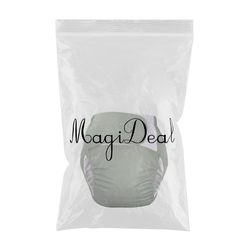 Adjustable Adult Diaper Incontinence Pants for Old People Odor Free Green