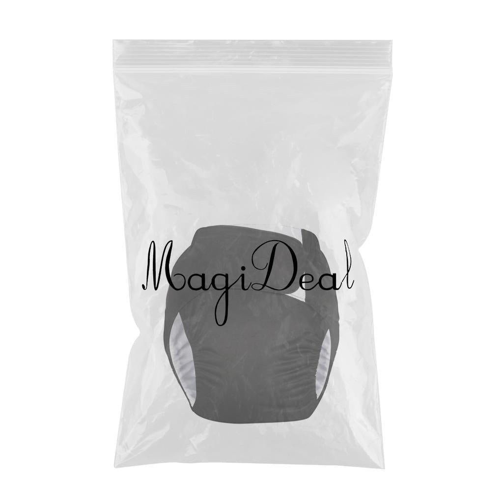 Adjustable Adult Diaper Incontinence Pants for Old People Odor Free Black