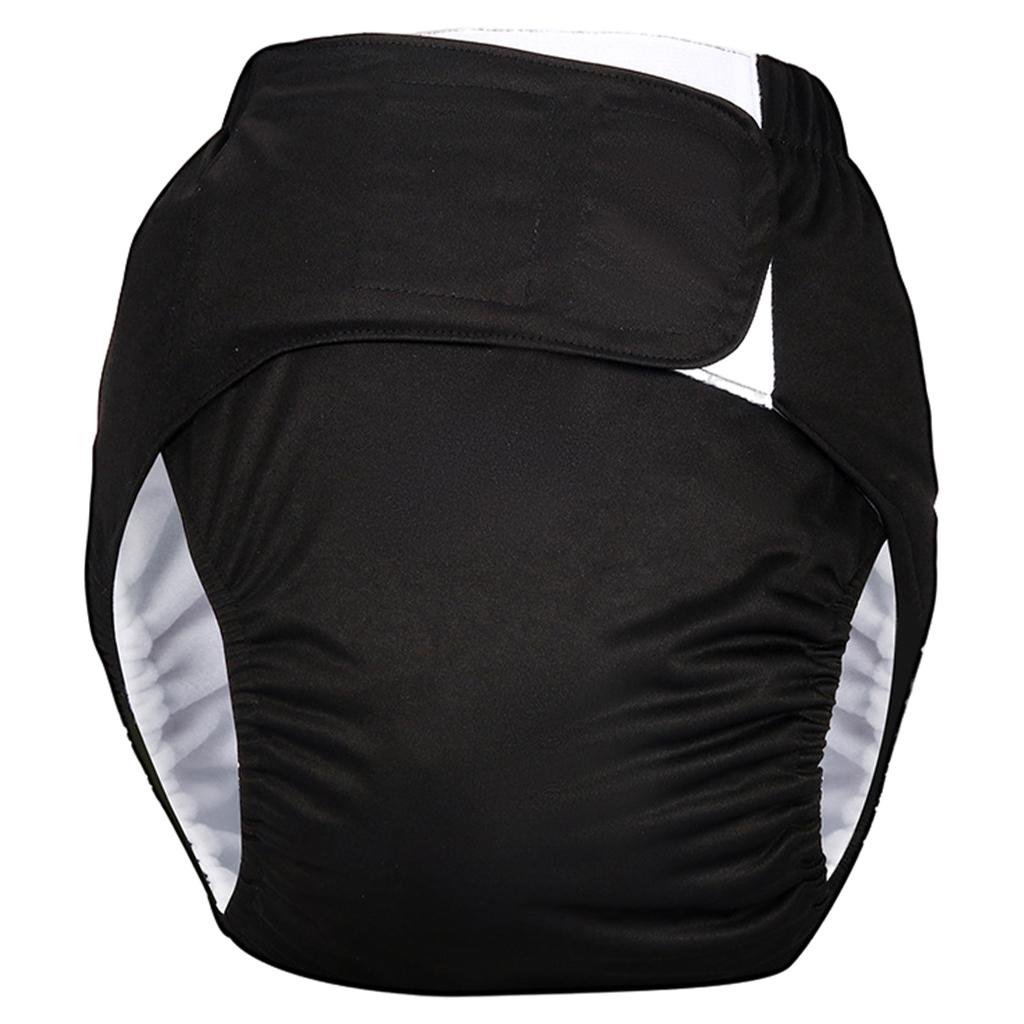 Adjustable Adult Diaper Incontinence Pants for Old People Odor Free Black