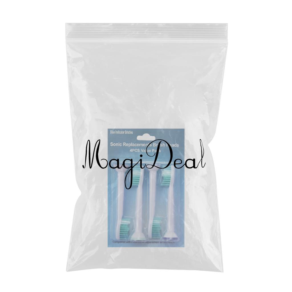 Replacement Toothbrush Heads Pack of 4 for Phillips Sonicare HX6014