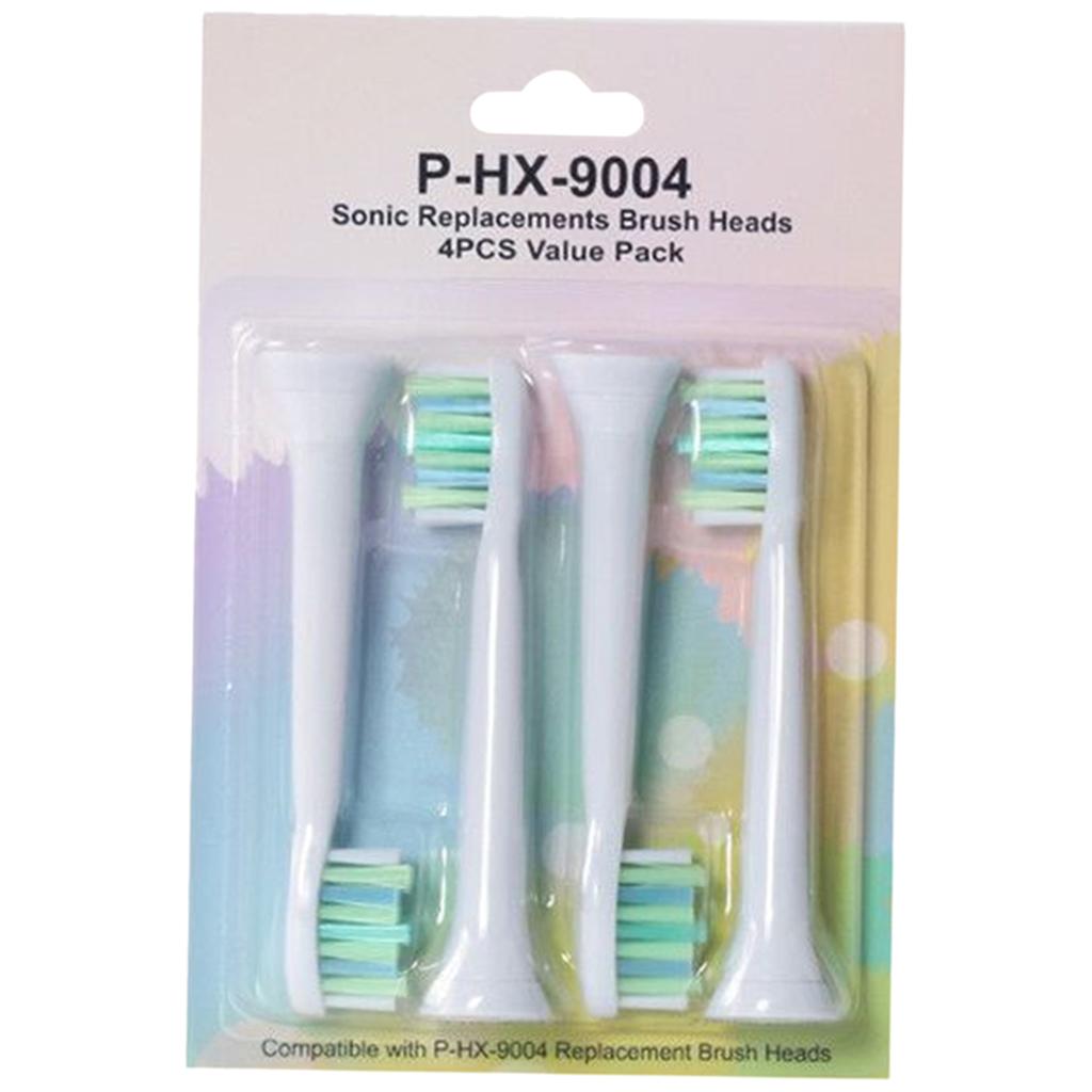 Replacement Toothbrush Heads Pack of 4 for Phillips Sonicare HX9004