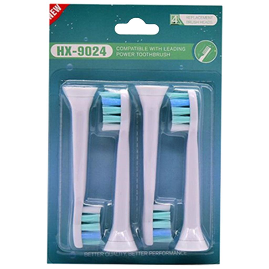 Replacement Toothbrush Heads Pack of 4 for Phillips Sonicare HX9024