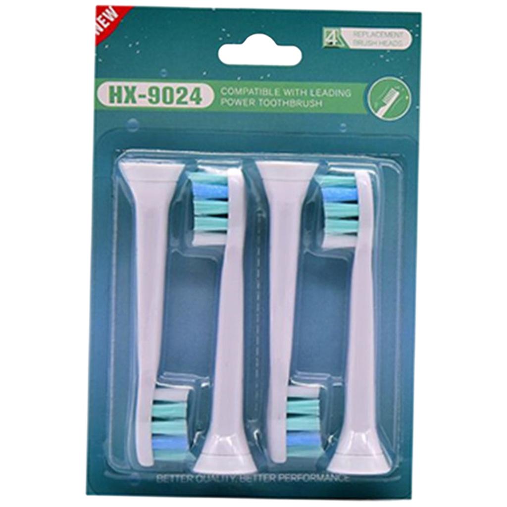 Replacement Toothbrush Heads Pack of 4 for Phillips Sonicare HX9024