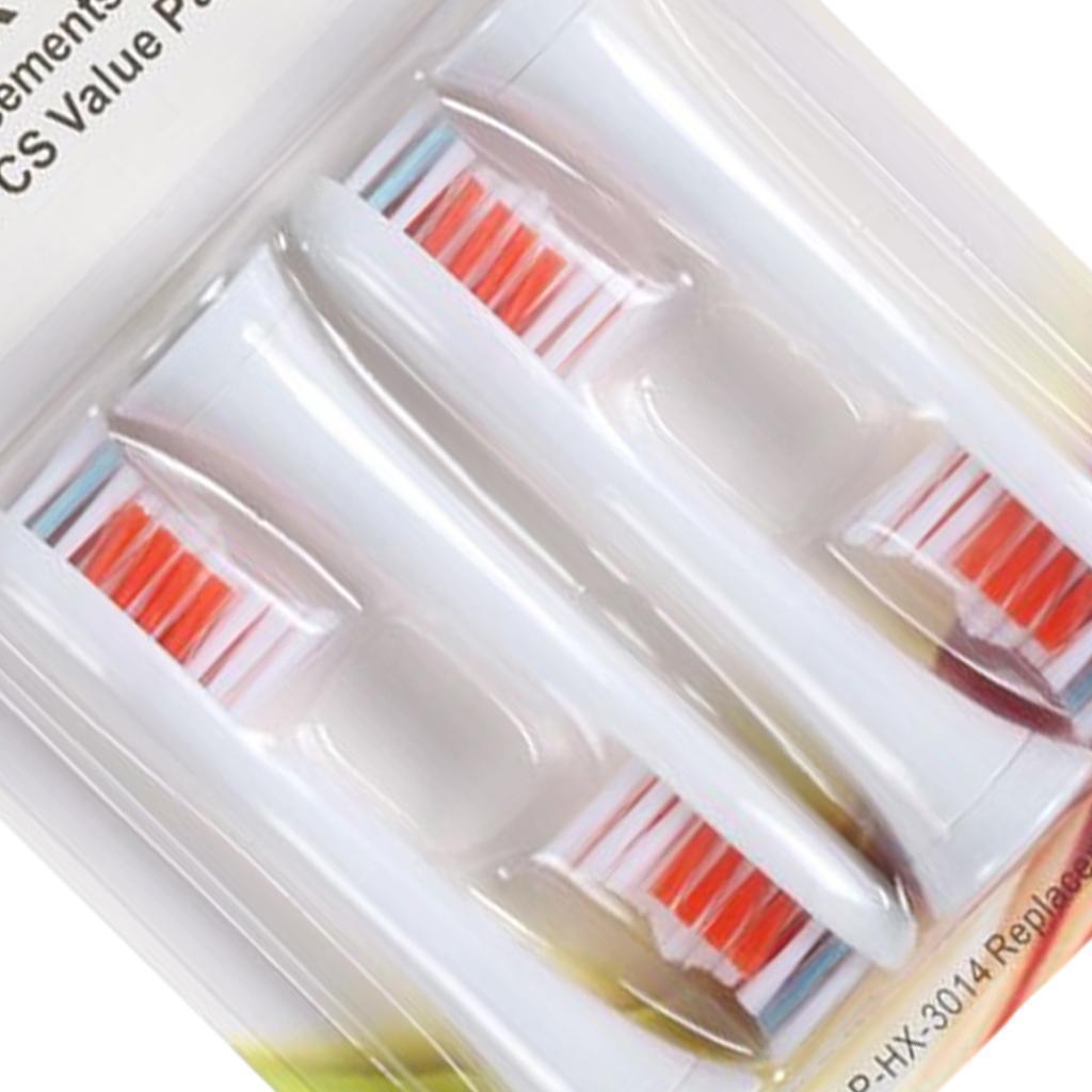 Replacement Toothbrush Heads Pack of 4 for Phillips Sonicare HX3014