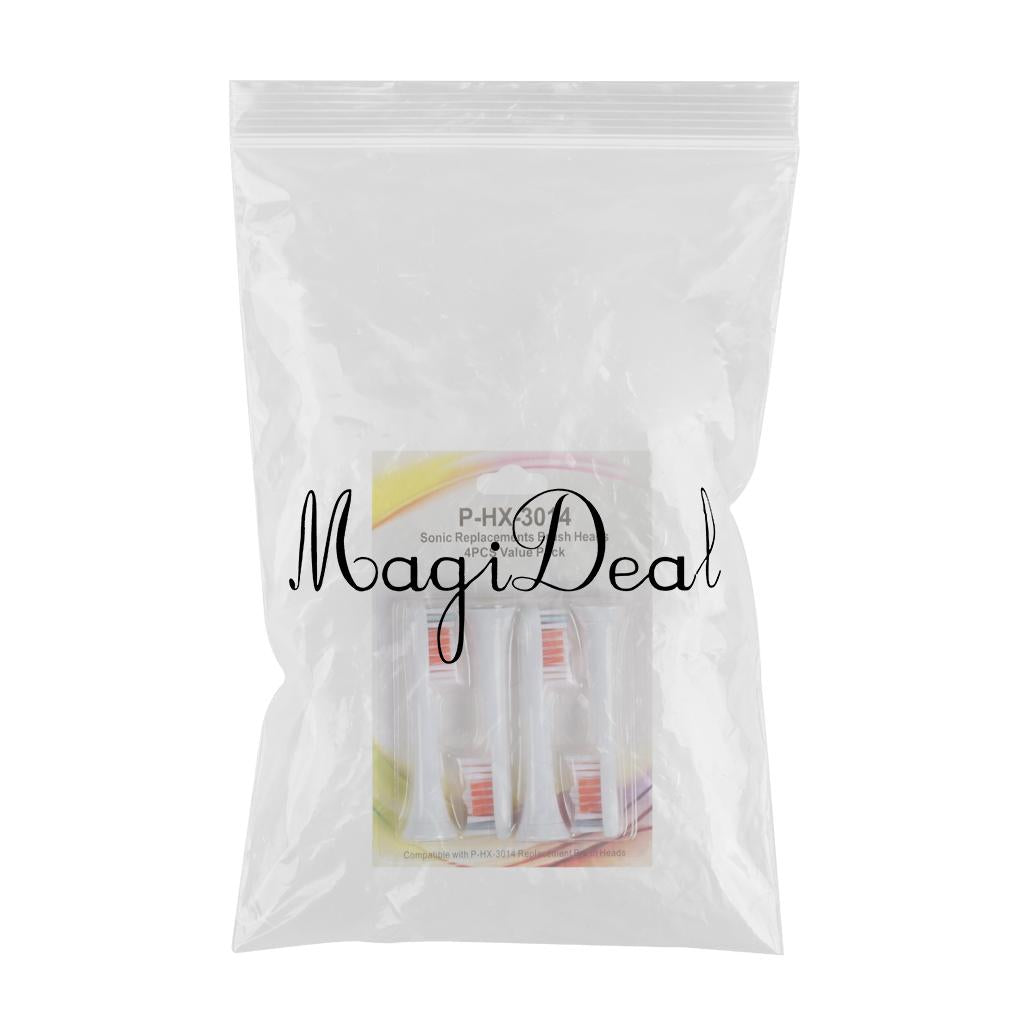 Replacement Toothbrush Heads Pack of 4 for Phillips Sonicare HX3014