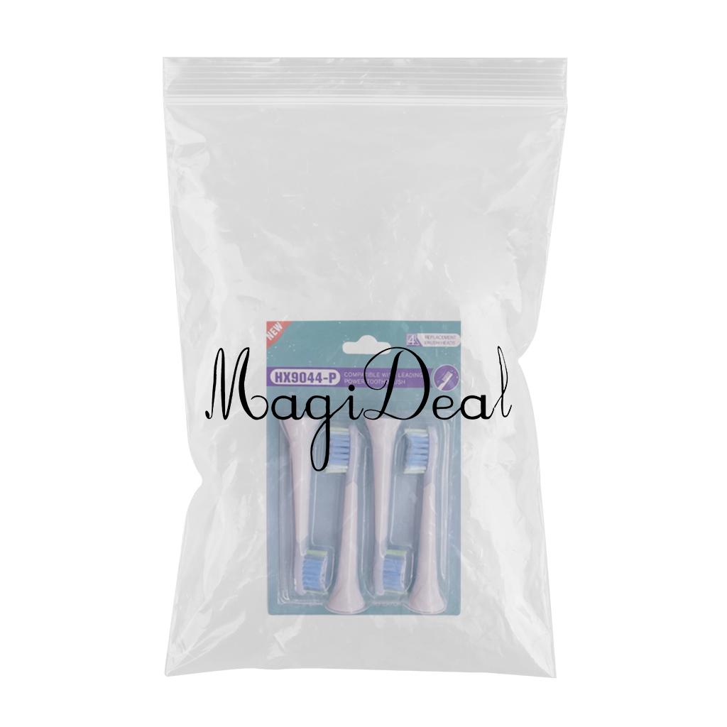 Replacement Toothbrush Heads Pack of 4 for Phillips Sonicare HX9044