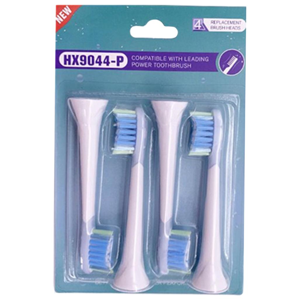 Replacement Toothbrush Heads Pack of 4 for Phillips Sonicare HX9044