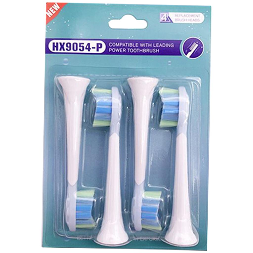 Replacement Toothbrush Heads Pack of 4 for Phillips Sonicare HX9054