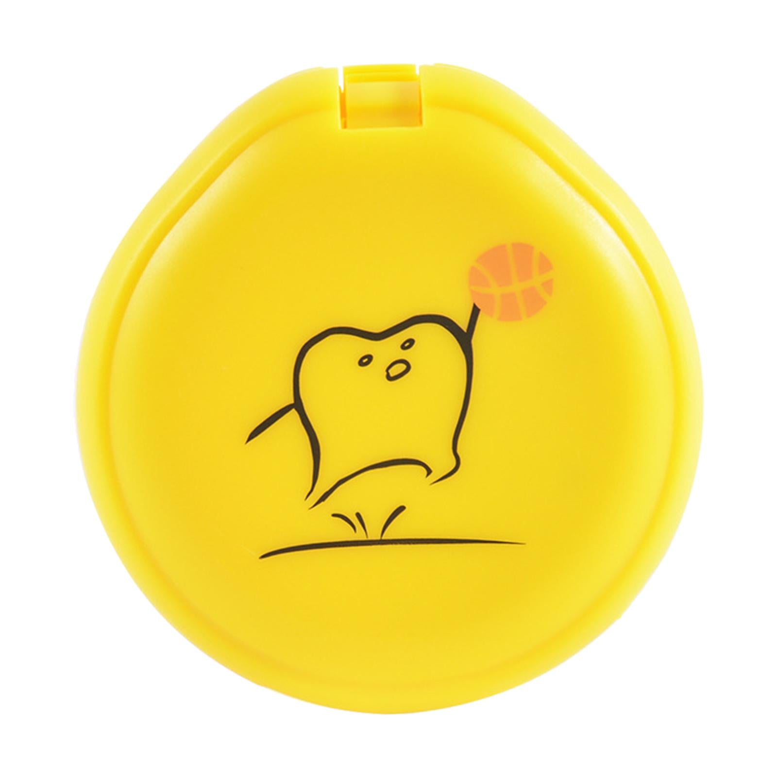 UVC Toothbrush Sterilizer Case Kills Germs Mini for Home and Travel Yellow