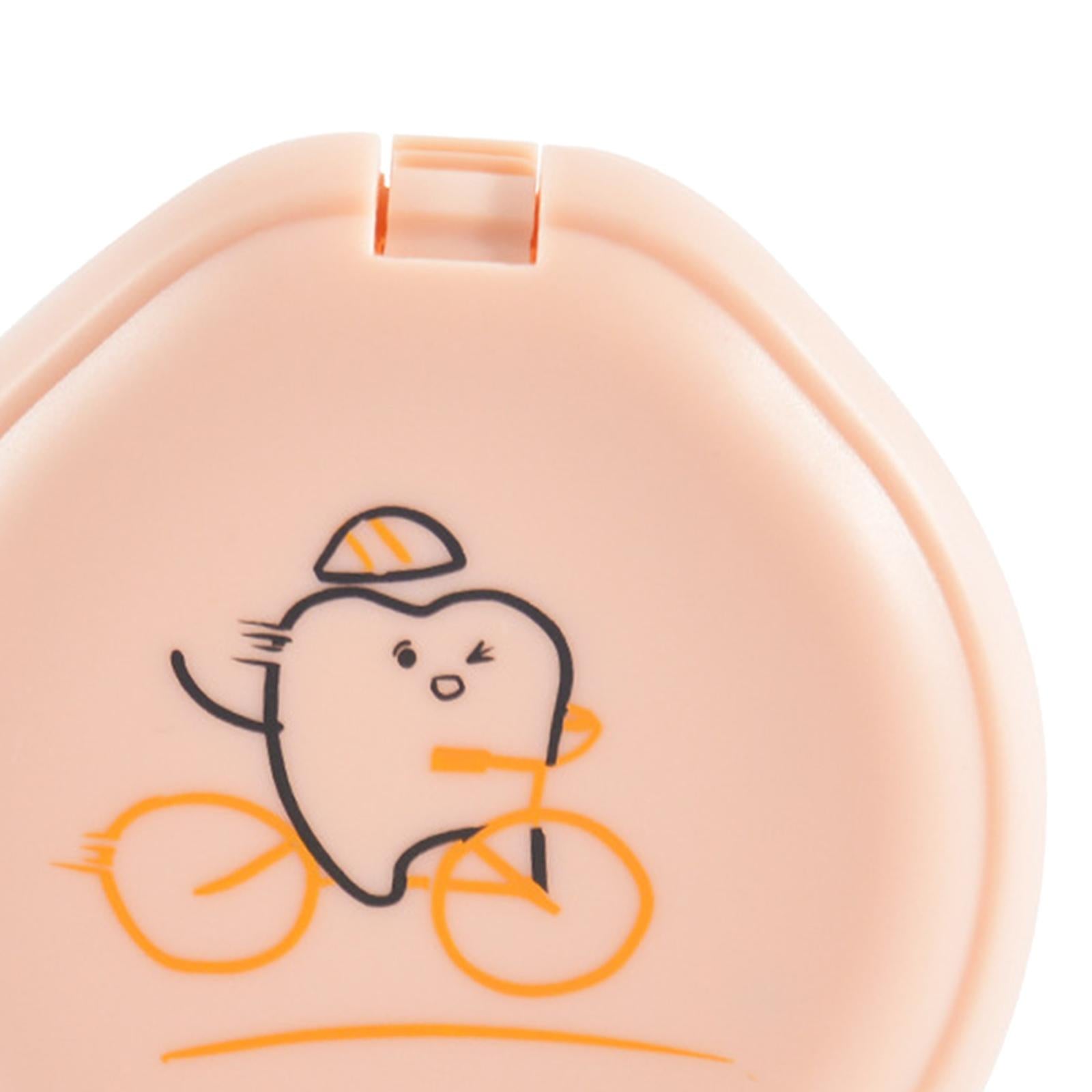 UVC Toothbrush Sterilizer Case Kills Germs Mini for Home and Travel Orange
