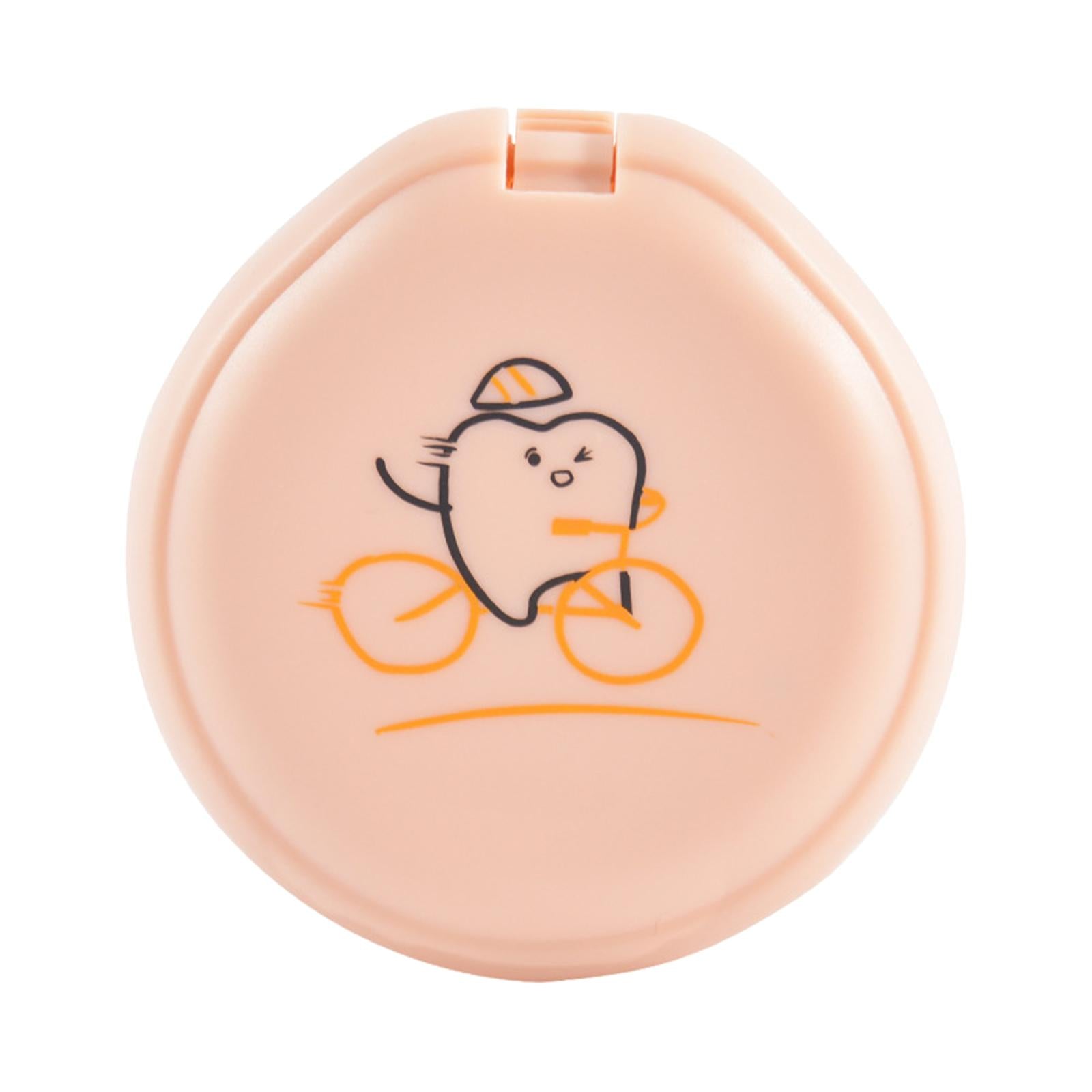 UVC Toothbrush Sterilizer Case Kills Germs Mini for Home and Travel Orange