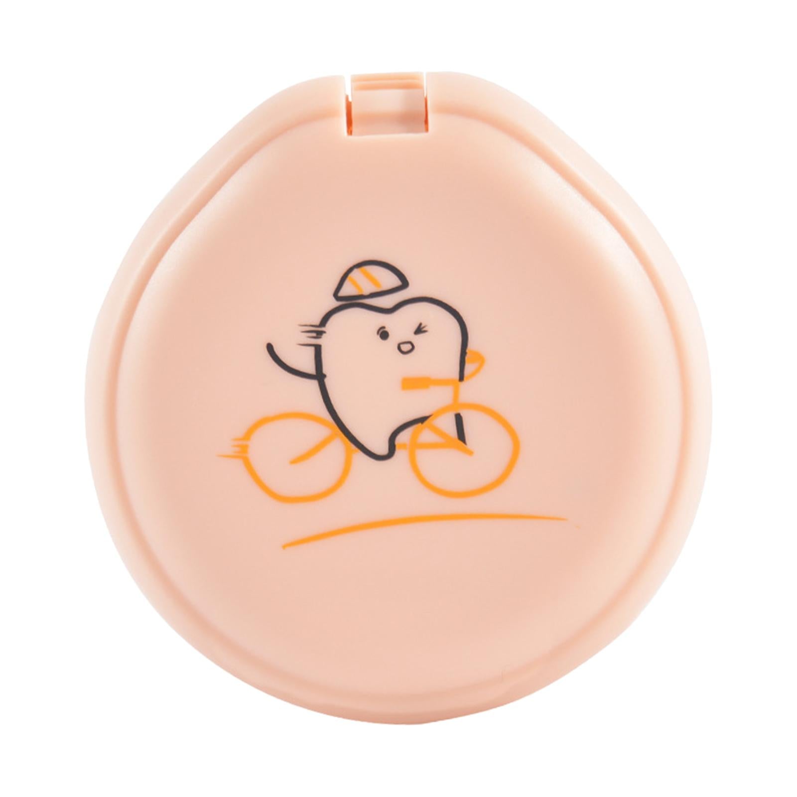 UVC Toothbrush Sterilizer Case Kills Germs Mini for Home and Travel Orange