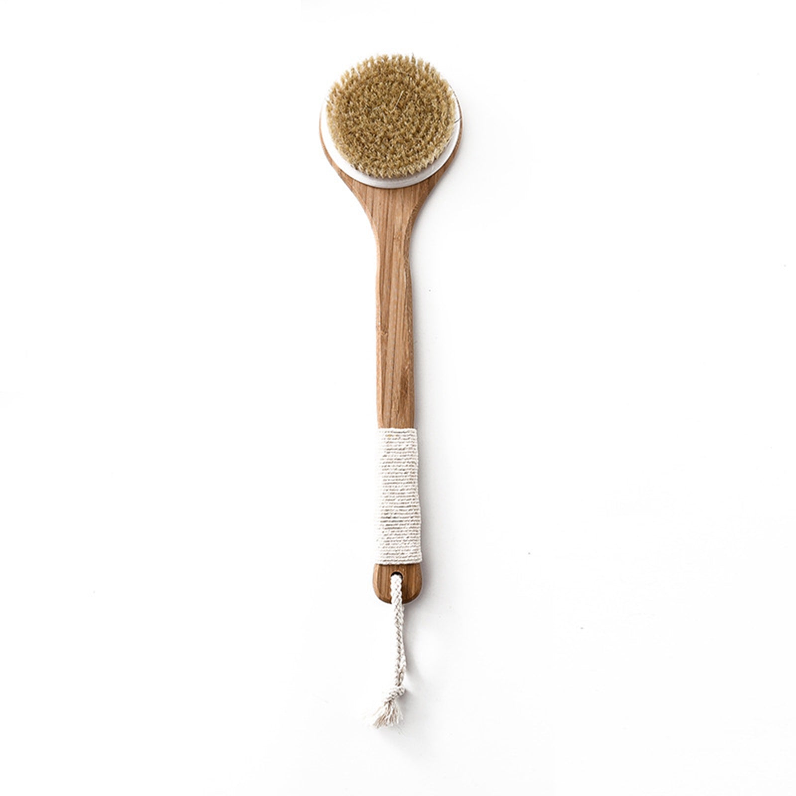Dry Skin Spa Bath Body Brush Back Scrubber Tools Long Wooden Handle