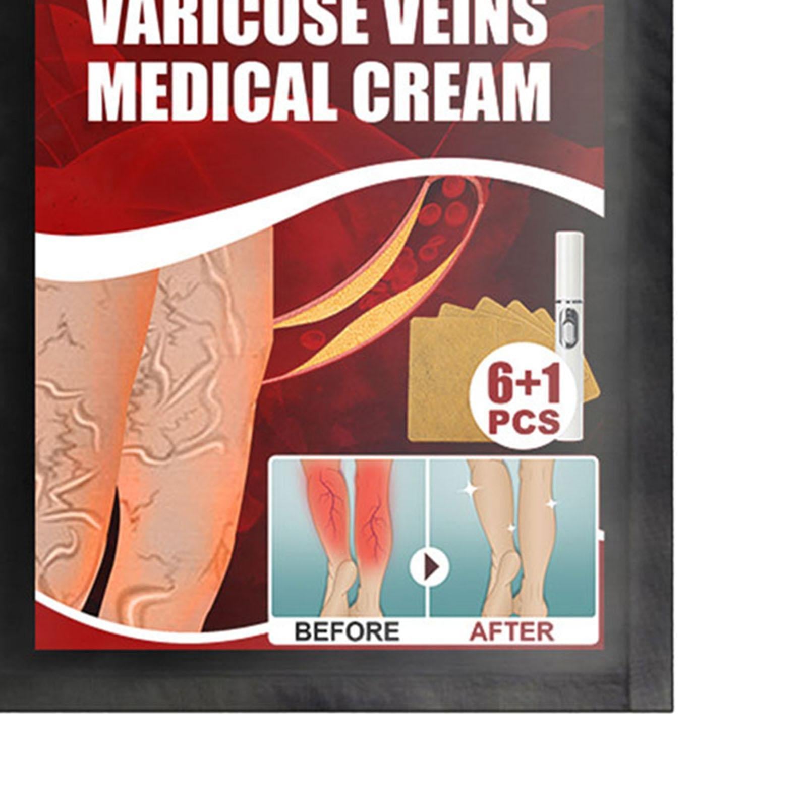 6pcs Vein massage varicose leg vein patch with optional pen with pen