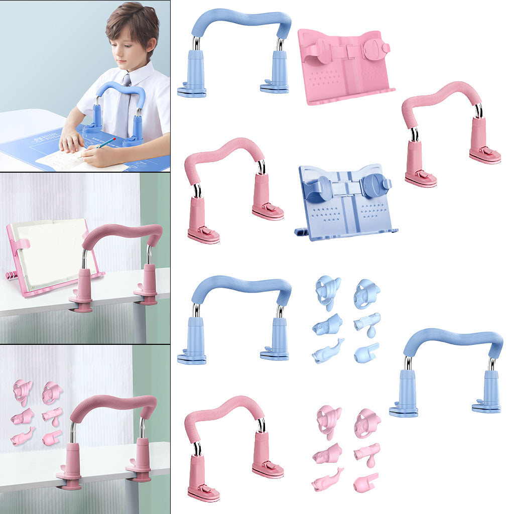 Sitting Posture Corrector Myopia Prevention Holder Sitting Posture for Kids Blue