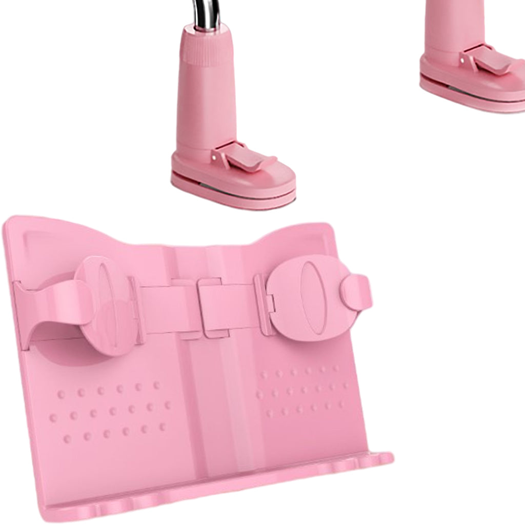 Sitting Posture Corrector Prevent Hunchback with Reading Stand for Students Pink