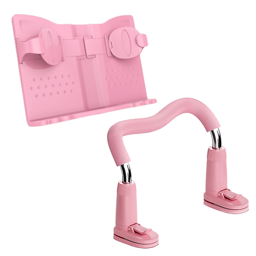 Sitting Posture Corrector Prevent Hunchback with Reading Stand for Students Pink
