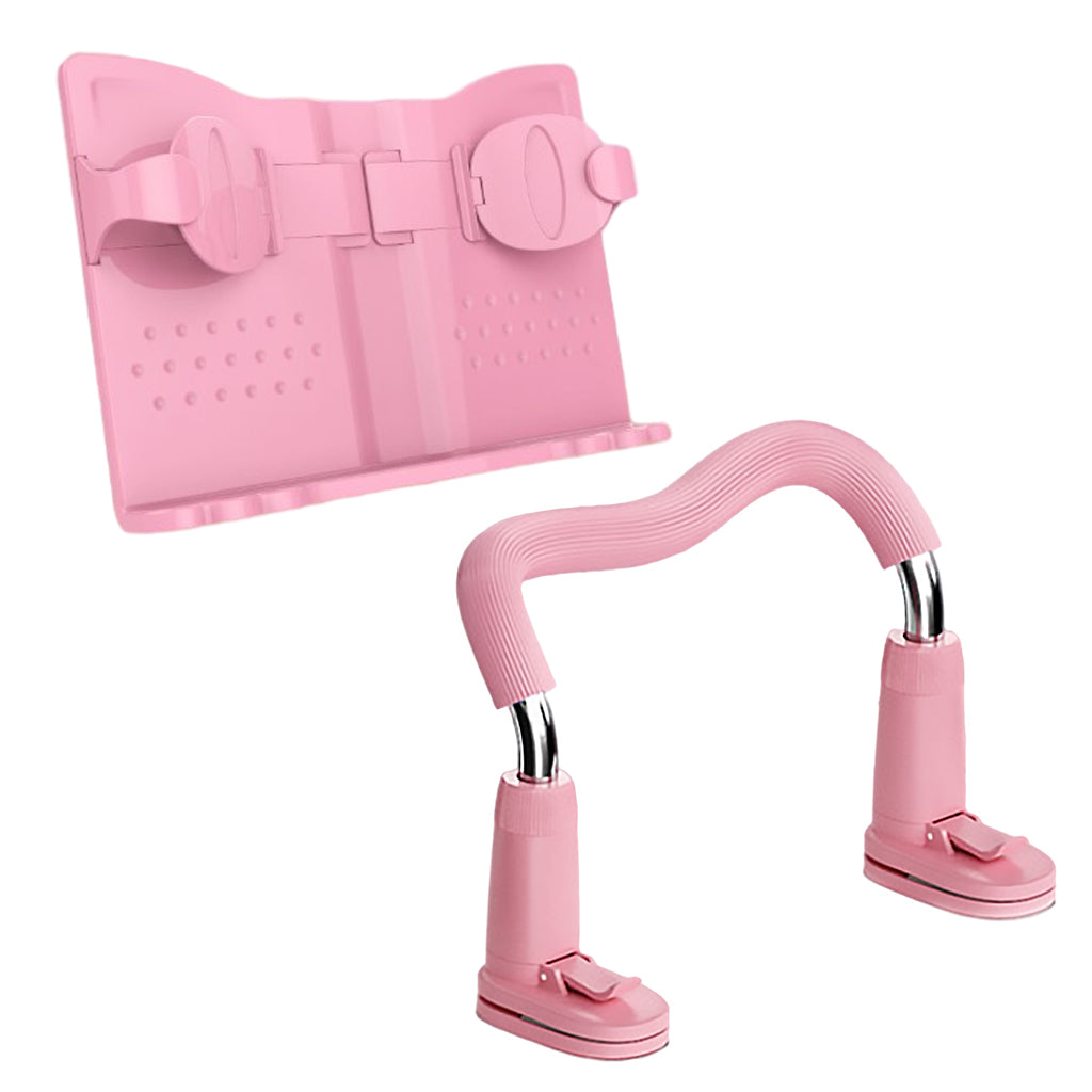 Sitting Posture Corrector Prevent Hunchback with Reading Stand for Students Pink