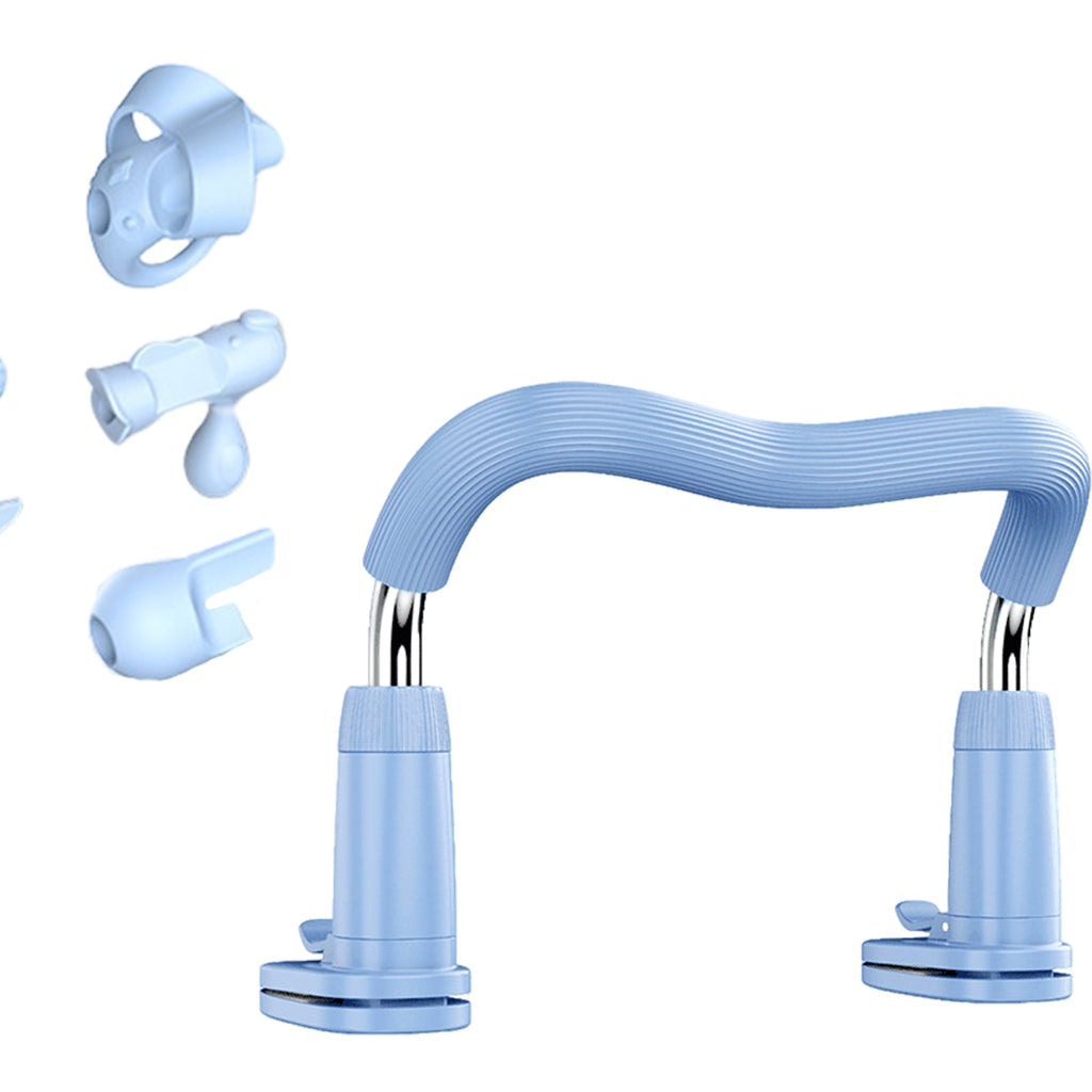 Sitting Posture Corrector ABS Support Reading with Pencil Grips for Teens Blue