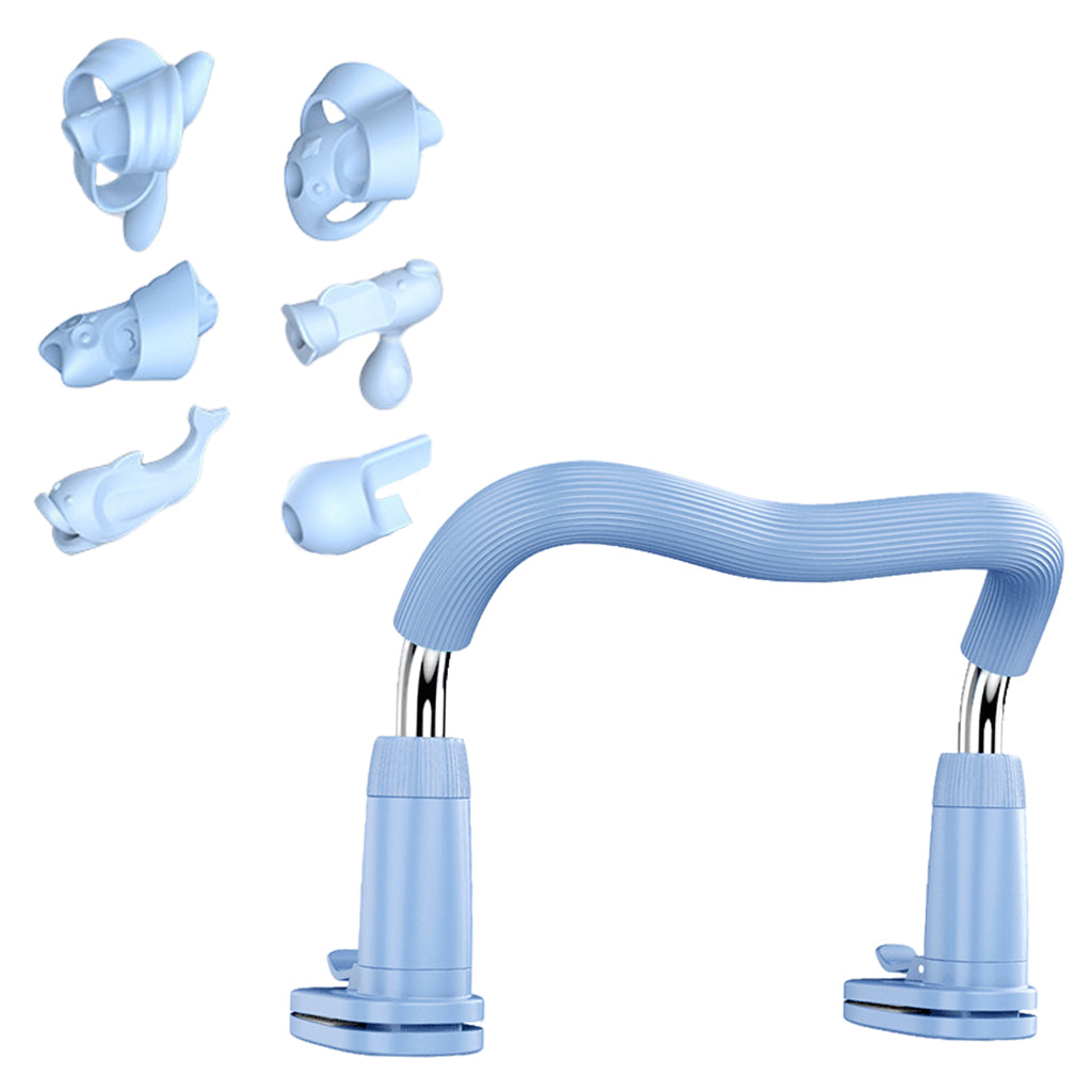 Sitting Posture Corrector ABS Support Reading with Pencil Grips for Teens Blue