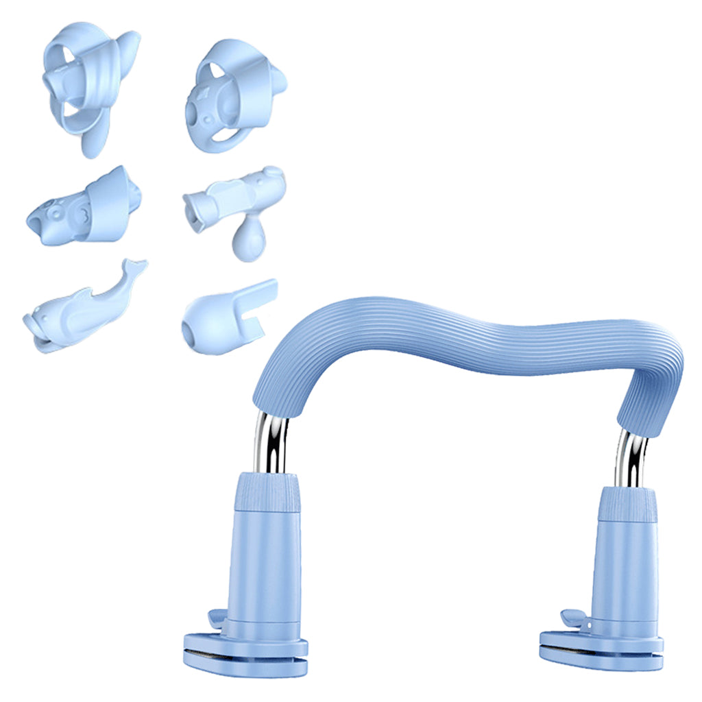 Sitting Posture Corrector ABS Support Reading with Pencil Grips for Teens Blue