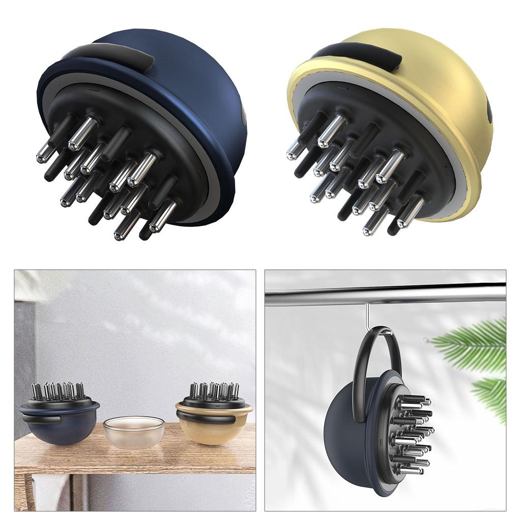 Essential Oil Scalp Applicator Comb for Thinning Hair Hairloss Unisex Golden
