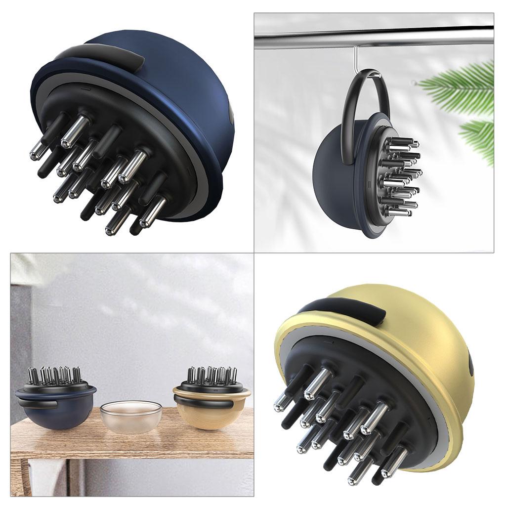 Essential Oil Scalp Applicator Comb for Thinning Hair Hairloss Unisex Golden
