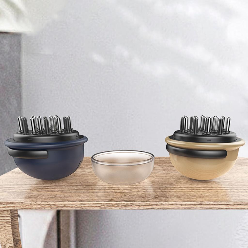 Essential Oil Scalp Applicator Comb for Thinning Hair Hairloss Unisex Golden