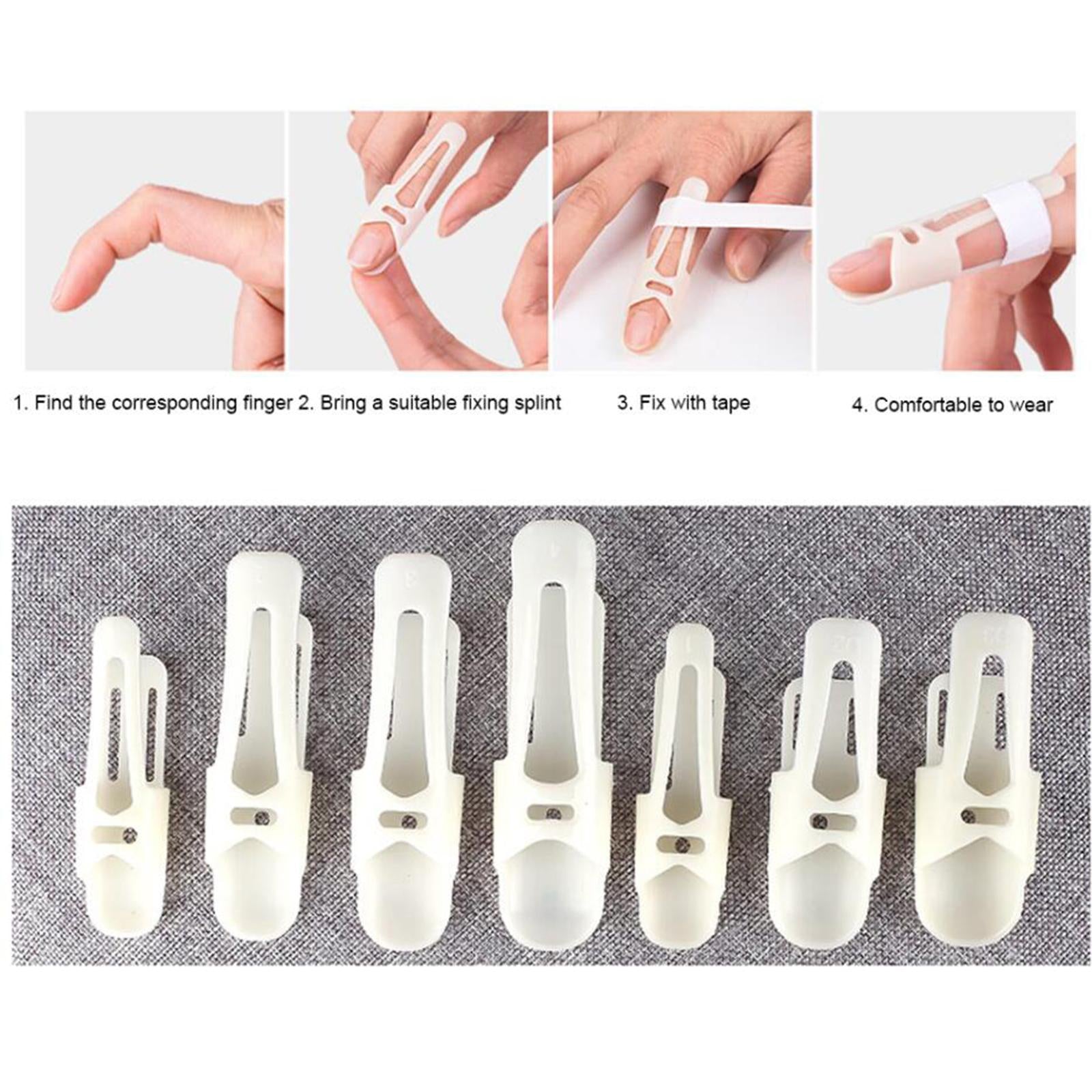 Finger Splints Simple Lightweight Straightening Fix for Osteoarthritis 49-55mm