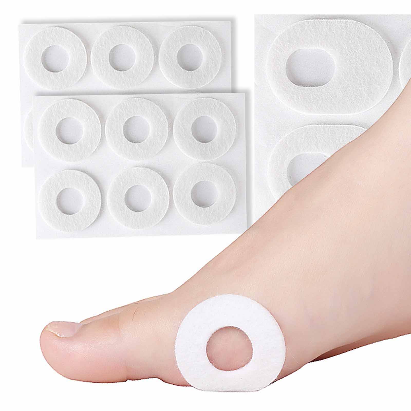 5Sheets Corn Cushion Pads Corn Callus Removal Toe Protector Callus Pad Oval