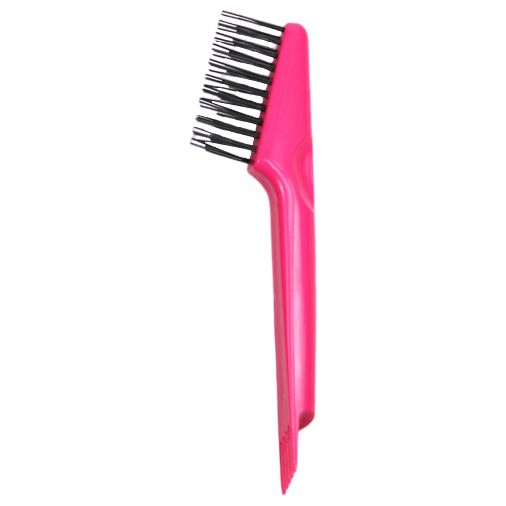 Mini Hair Cleaning Brush Cleaner Tool for Beauty Salon Home Easy to Carry Red