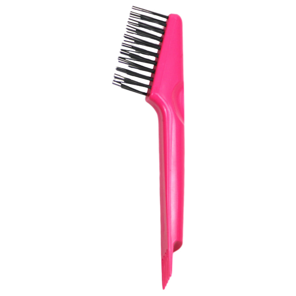 Mini Hair Cleaning Brush Cleaner Tool for Beauty Salon Home Easy to Carry Red