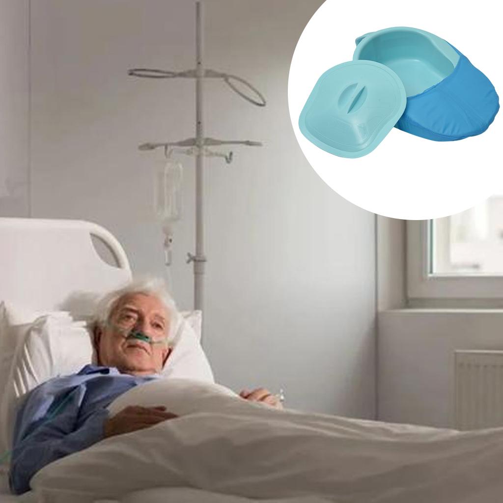 Bed Pan Easy to Clean Bedpan for Women Men Bedbound Patient Comfortable