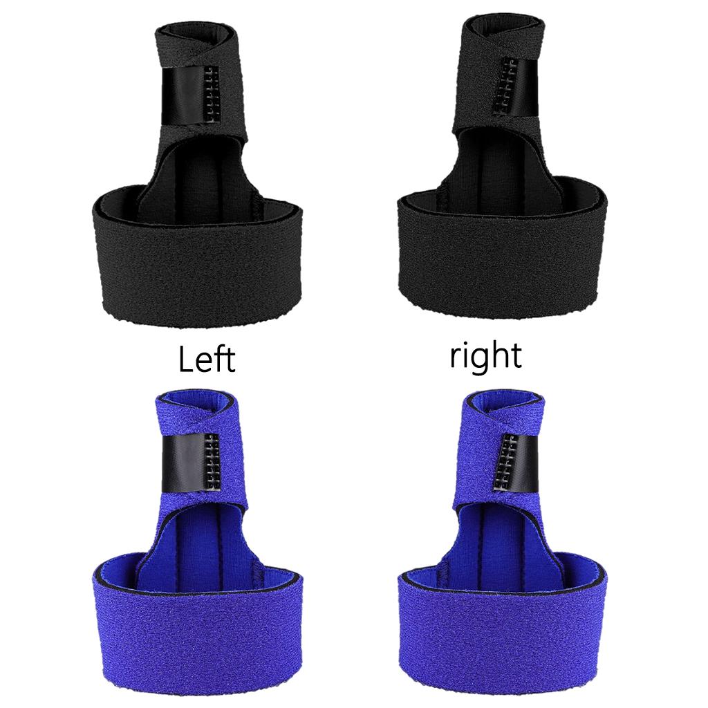 Finger Splint Brace Protection Support Fastening Tape for Broken Finger blue left
