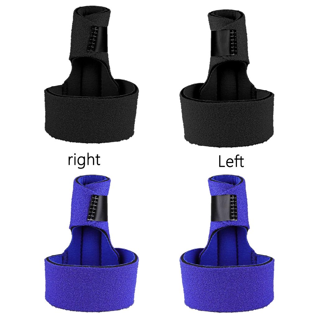 Finger Splint Brace Protection Support Fastening Tape for Broken Finger blue left