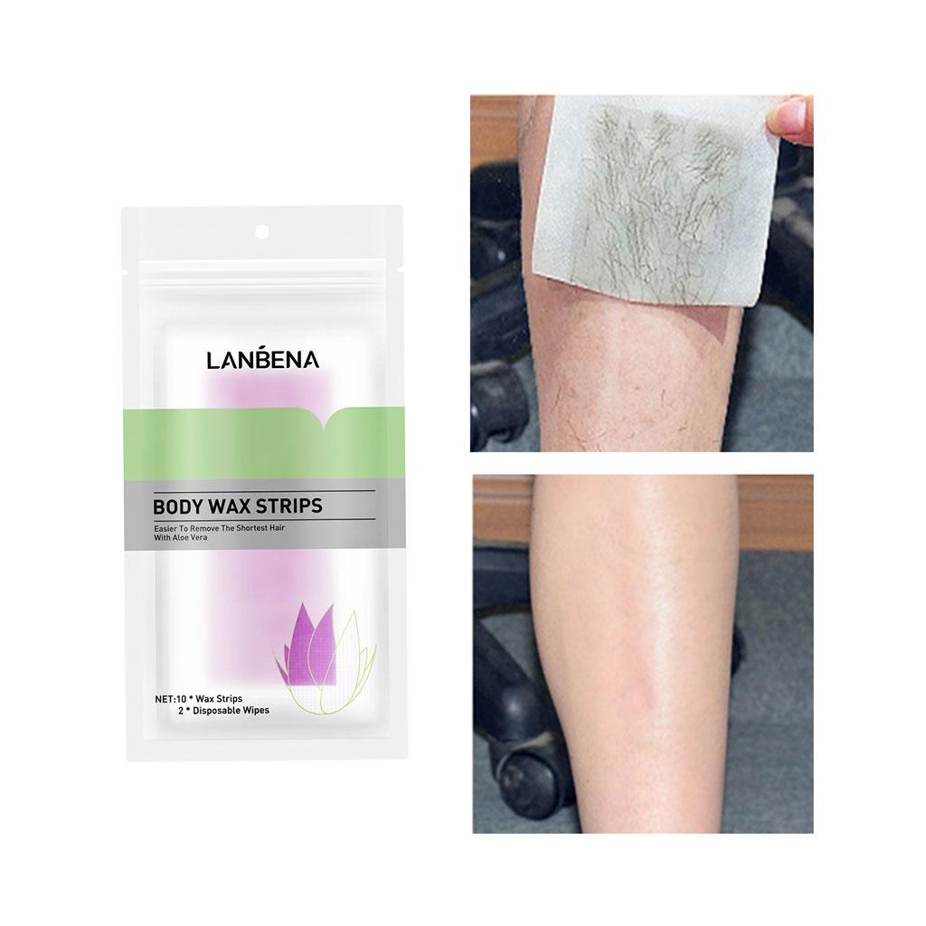 Wax Strips Paper Hypoallergenic Cold Facial Remover for Underarm Neck Purple