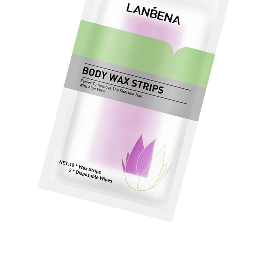 Wax Strips Paper Hypoallergenic Cold Facial Remover for Underarm Neck Purple