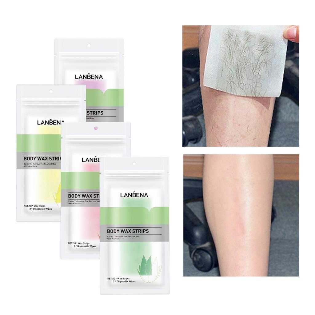 Wax Strips Paper Hypoallergenic Cold Facial Remover for Underarm Neck Purple