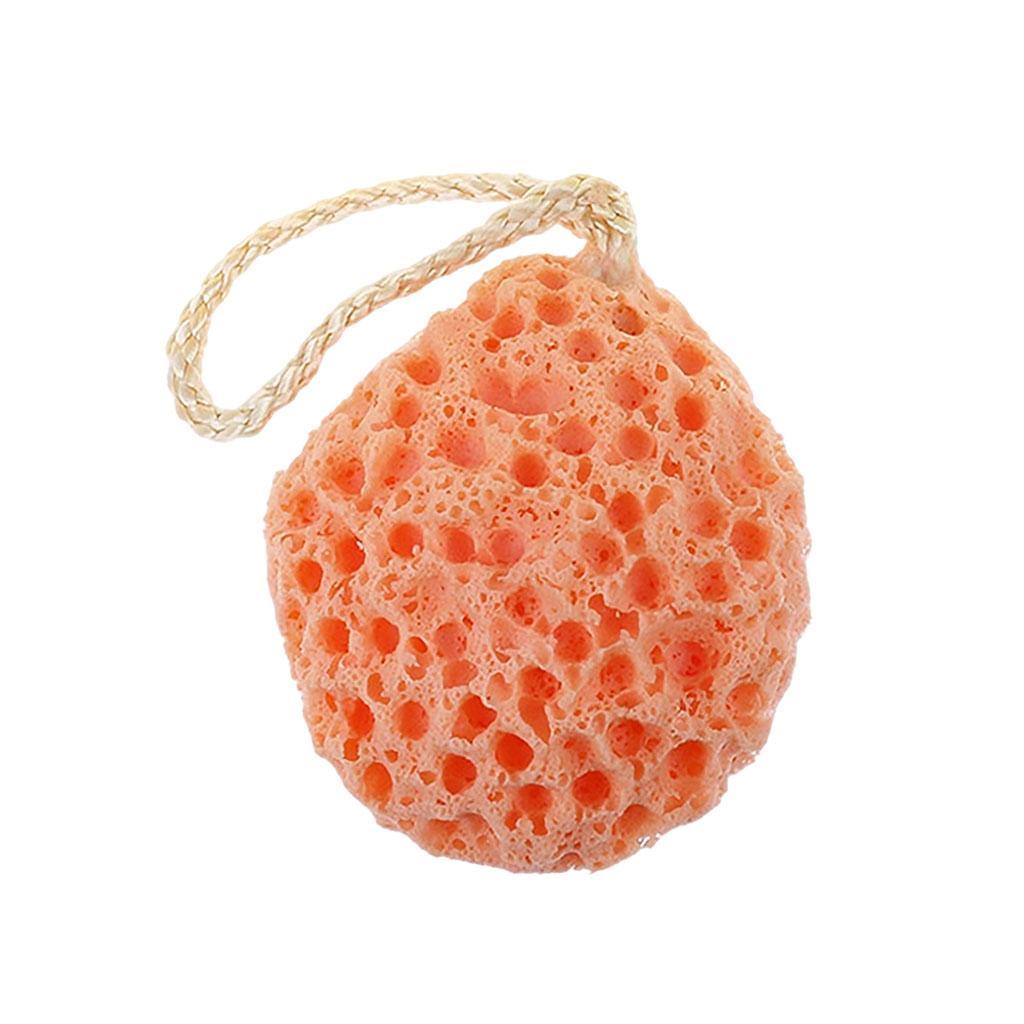Fun Bath Sponge Soft Cute Massage Quick Drying for Baby Adult Mother Kids Orange
