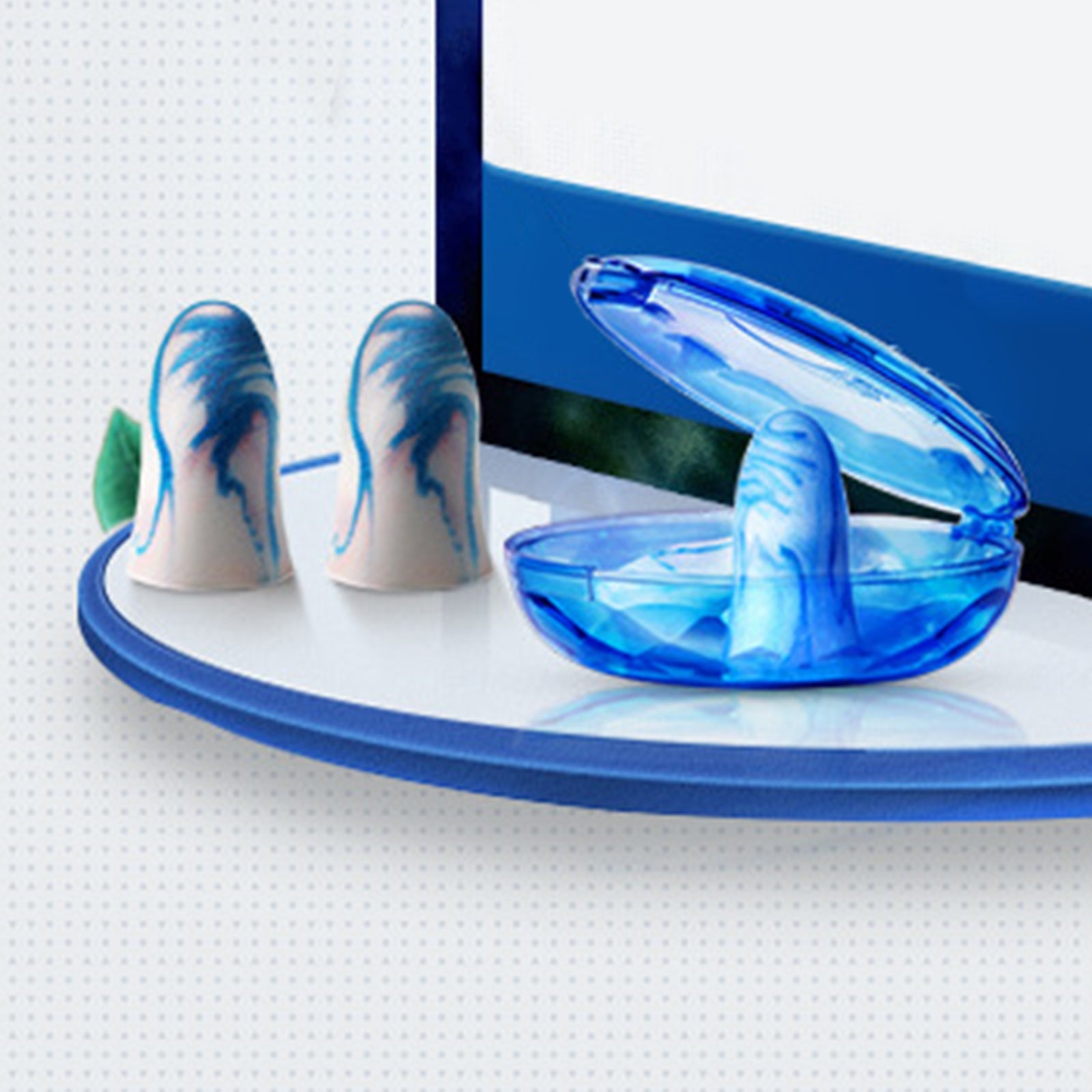 8Pcs Soft Ear Plugs Anti Noise Reusable Earplugs for Sleep Study