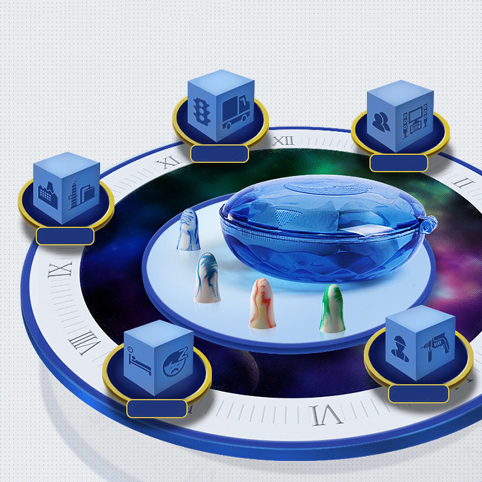 8Pcs Soft Ear Plugs Anti Noise Reusable Earplugs for Sleep Study