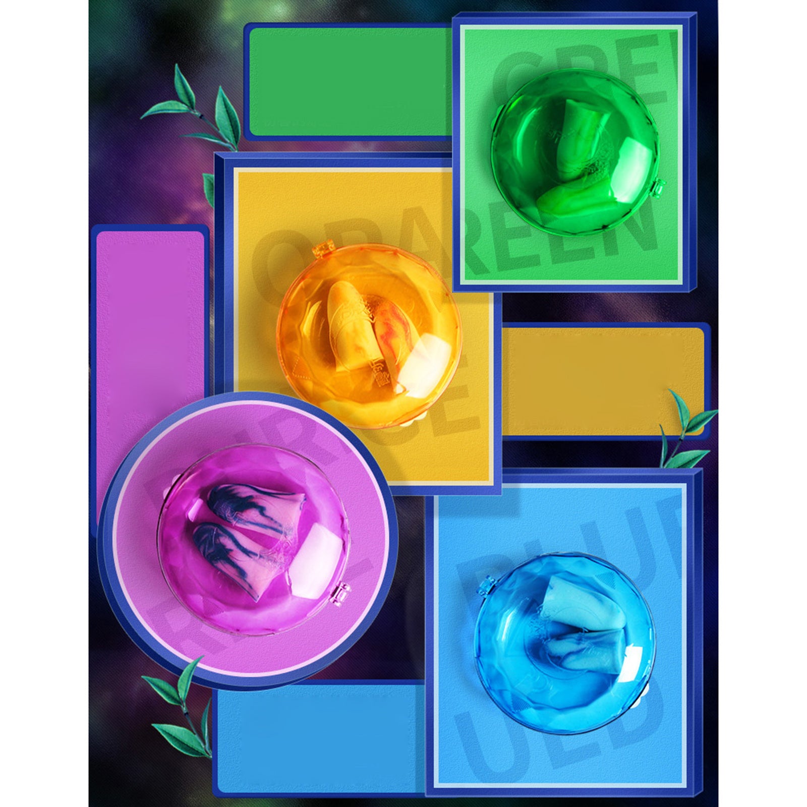 8Pcs Soft Ear Plugs Anti Noise Reusable Earplugs for Sleep Study