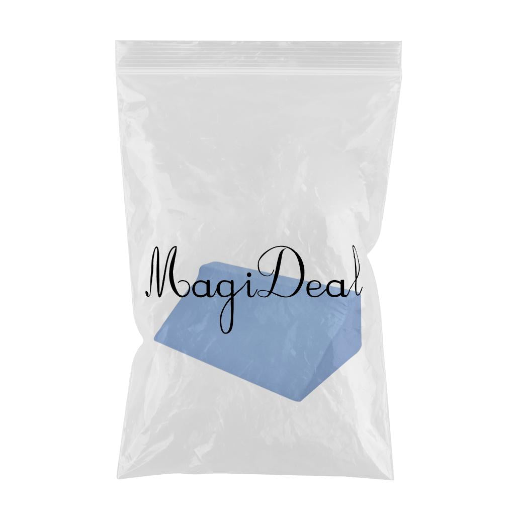 Wedge Pillow Soft with Washable Cover for Sleeping blue cloth